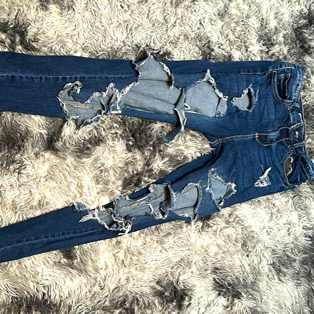 Cello skinny ripped jeans